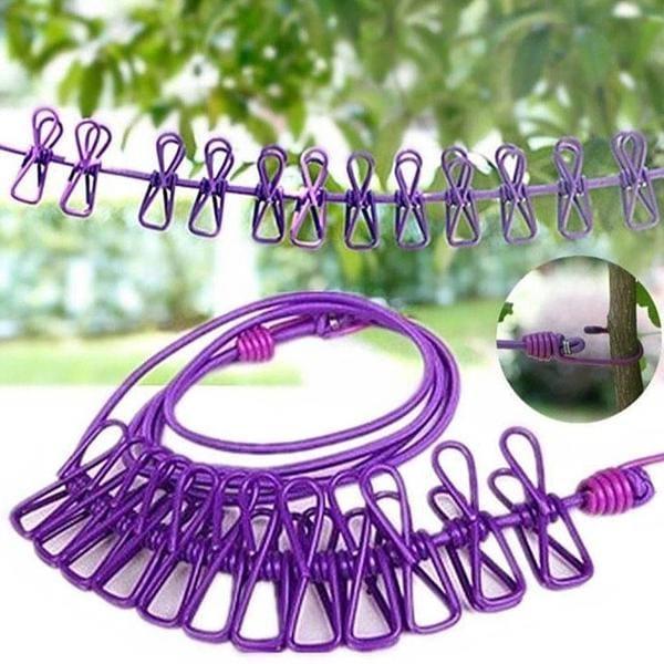 Elastic Laundry Drying Rope for Home & Travel